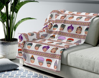 Hmong Babies Velveteen Plush Blanket