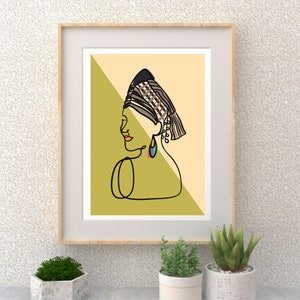 Hmong Wall Art, Minimalistic Art, Line Art, Abstract Wall Art, Hmong Hat, Hmong Fashion, Hmong Women, Hmong Stripe Crown Hat