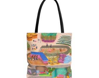 Hmong Village Tote Bag 18x18