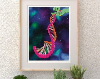 Hmong Wall Art, Hmong Textile, Hmong Decor, Alien Art, Space Art, Galaxy Art, Star Art, Extraterrestrial Art, Universe Art