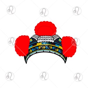 Iu Mien Hat for Baby, Blue, SVG, PNG, JPG, Digital Download