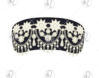 Iu Mien Hat for Women, Modern O Hat, SVG, PNG, JPG, Digital Download