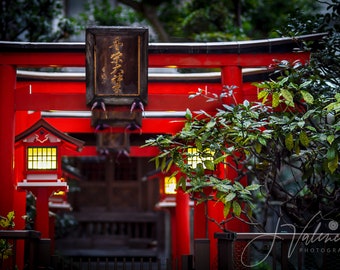 Japanese Shrine Digital Art Print, Japanese artwork for decor, Japanese temple print, japanese digital art print, art from Japan, print art