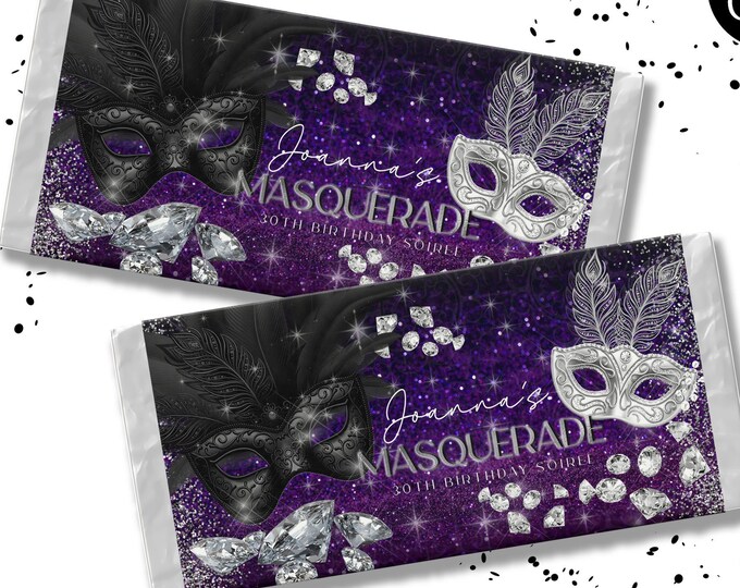 mardi gras party labels