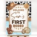 Cowboy Birthday Printable Welcome Sign Template Rodeo Western - Etsy
