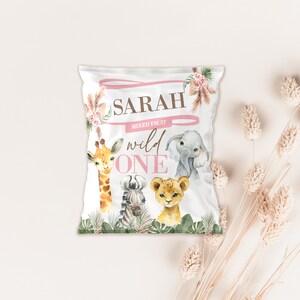 Partygåva med vilda djur till tjejen: Safaridjursdekorationer (digital nedladdning) bild 8