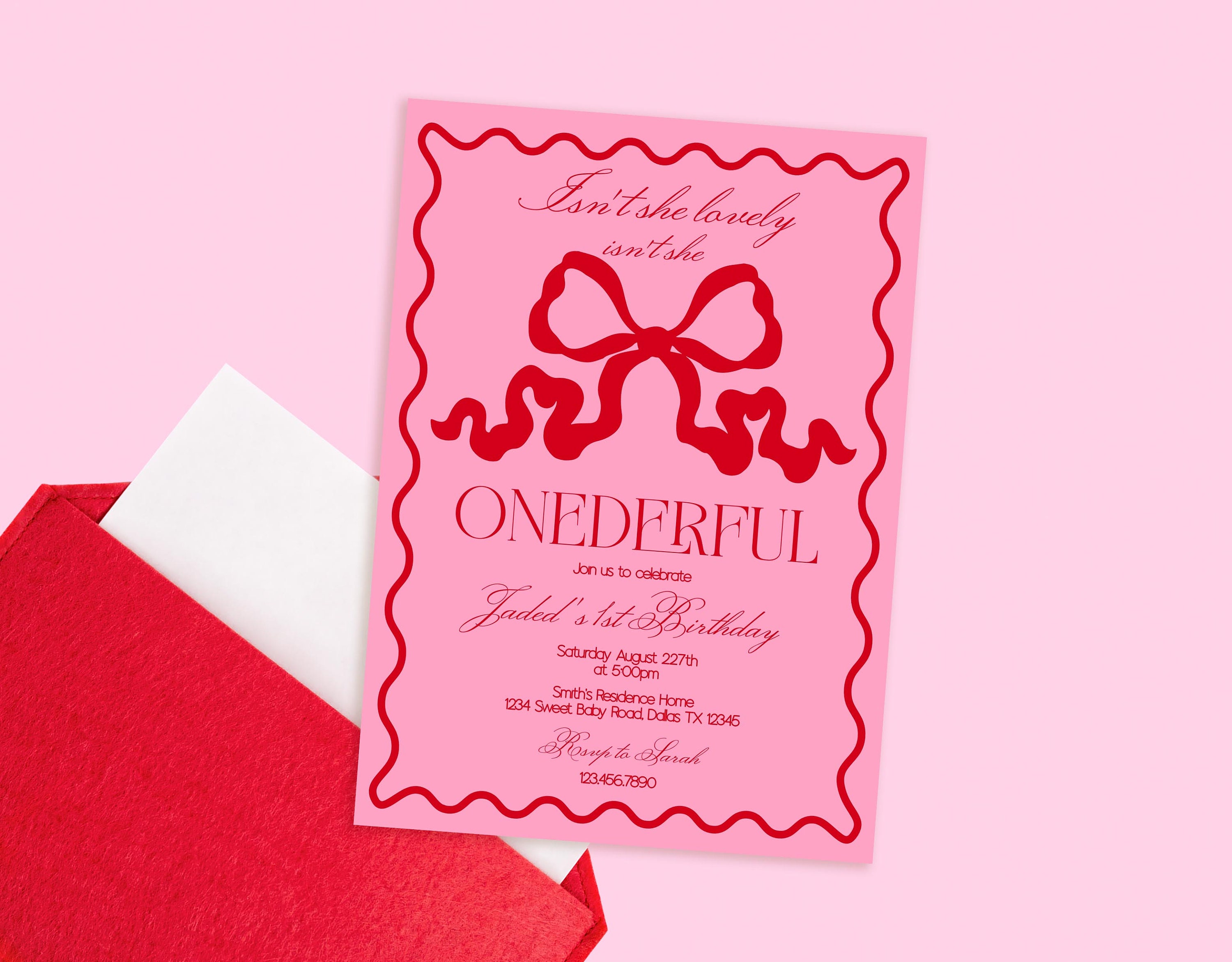 Rosa-weißes Hochstuhl-Banner „ONE“ – Erster Geburtstag Dekoration Für Mädchen, Sweet One Party