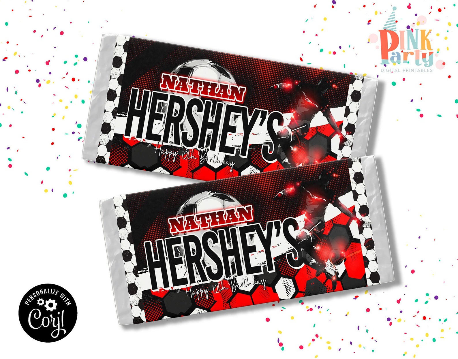 Kids Birthday Candy Bar Wrapper Template Printable Kids - Etsy