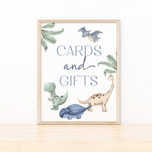 Tarjetas de dinosaurios y regalos signo dinosaurio bebé ducha jurásico bebé ducha favores signo moderno niño bebé ducha mínima decoración signo BS200