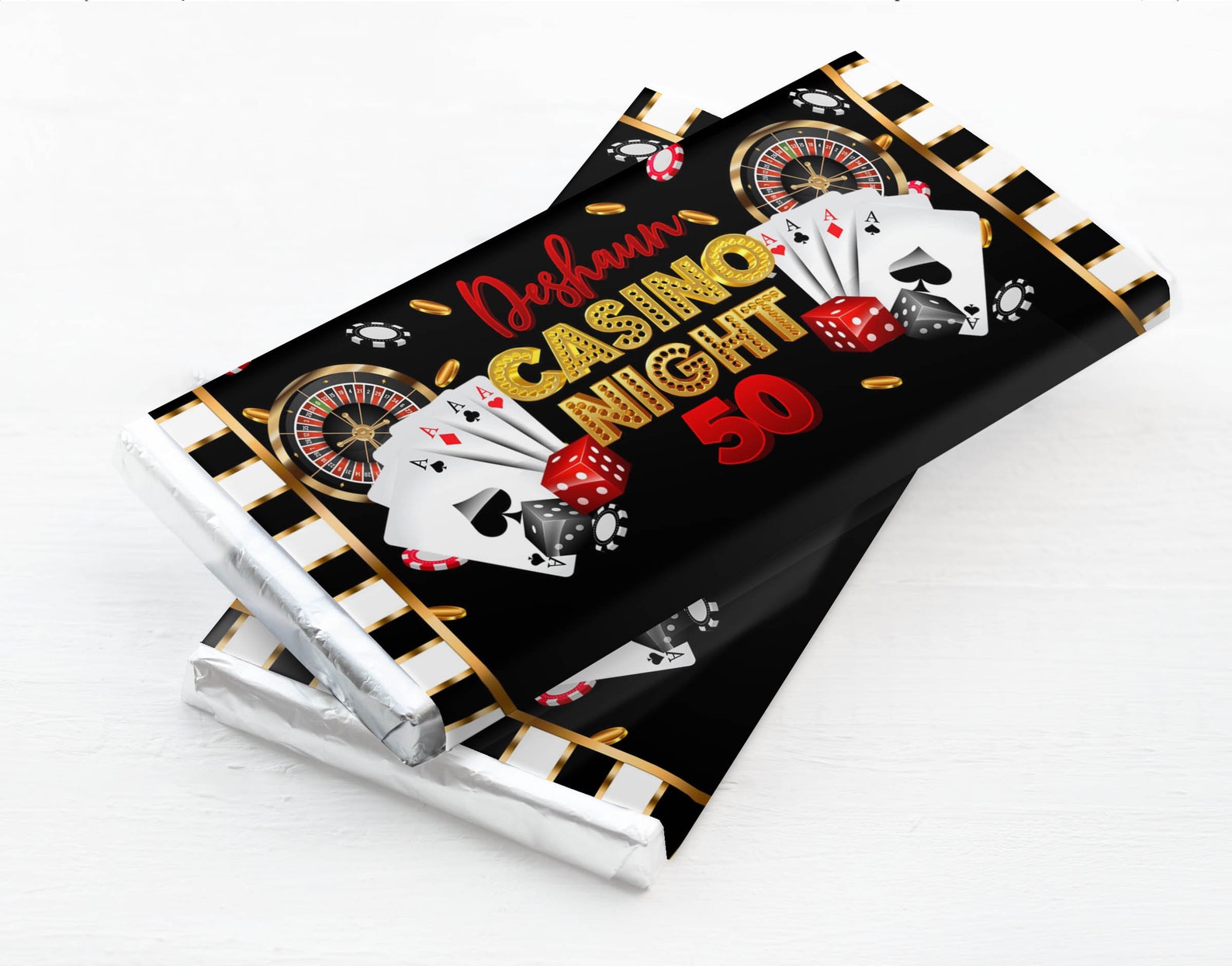 Birthday Candy Bar Wrapper Template Printable Adult Birthday - Etsy