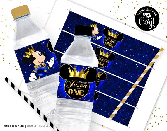 Kids Birthday Water Labels Wrapper Printable Templates Kids - Etsy