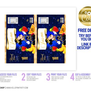 Kids Birthday Fruit Snacks Bag Template Printable Kids - Etsy