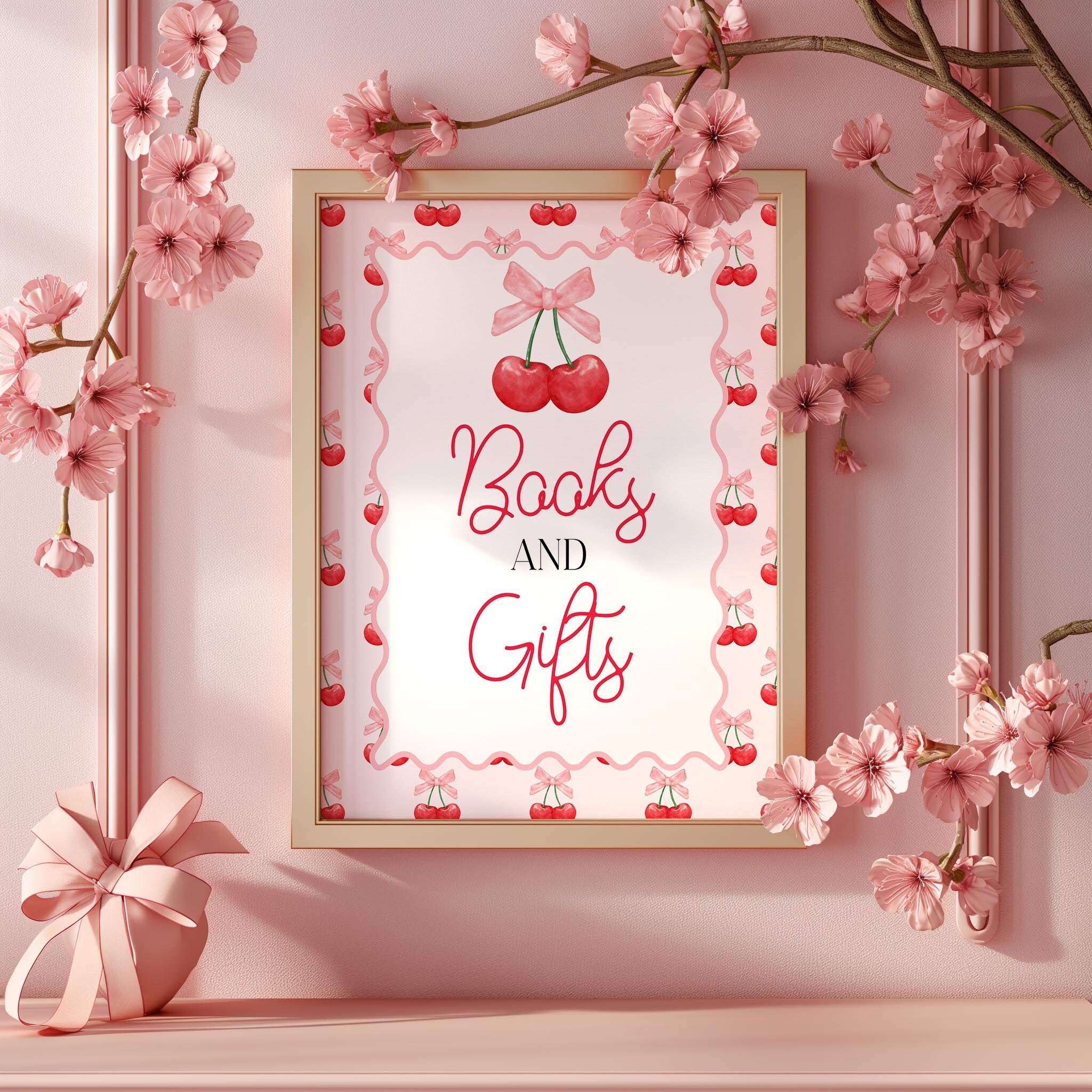 Kirsch Geburtstagsdeko Set - Rosa Banner & Luftballons Für Mädchen Party