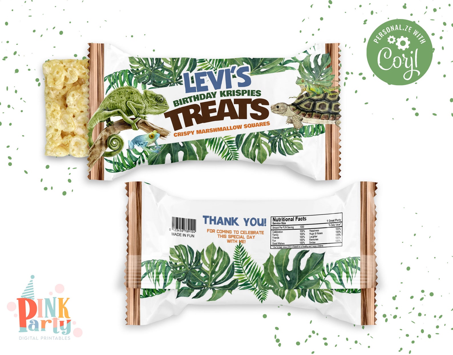 Kids Birthday Candy Bar Wrapper Printable Templates Kids - Etsy