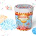 Kids Birthday Cotton Candy Wrapper, Template Printable, Kids Birthday ...