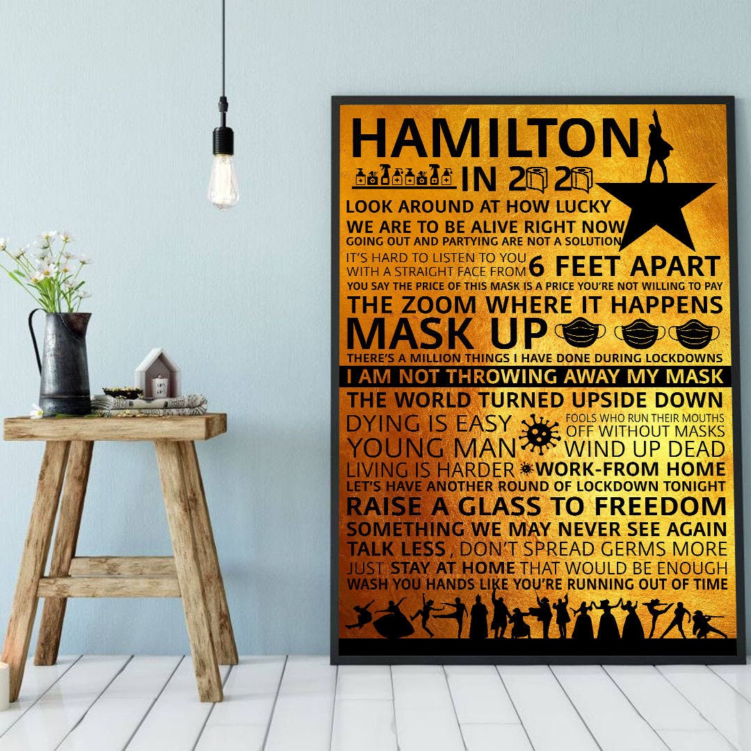 Hamilton in 2020 Poster Hamilton Musical Art Print The Room Etsy
