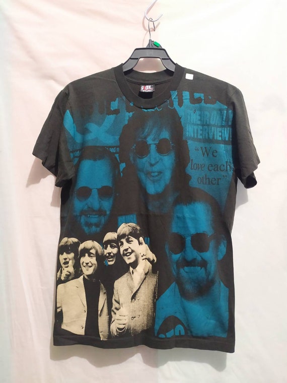 The beatles t-shirt 90's Giant vintage all over pr