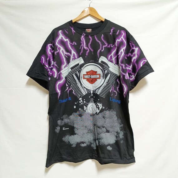 Vintage Harley Davidson T Shirt 90's Style - Etsy Canada