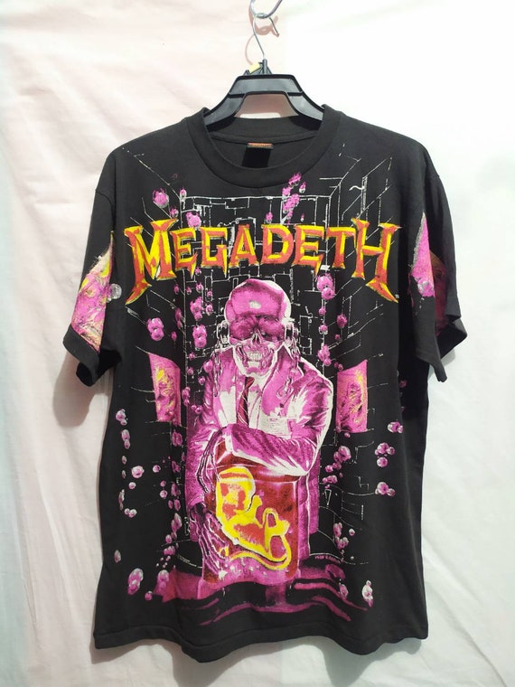 Megadeth t-shirt 90's Brockum vintage style all ov