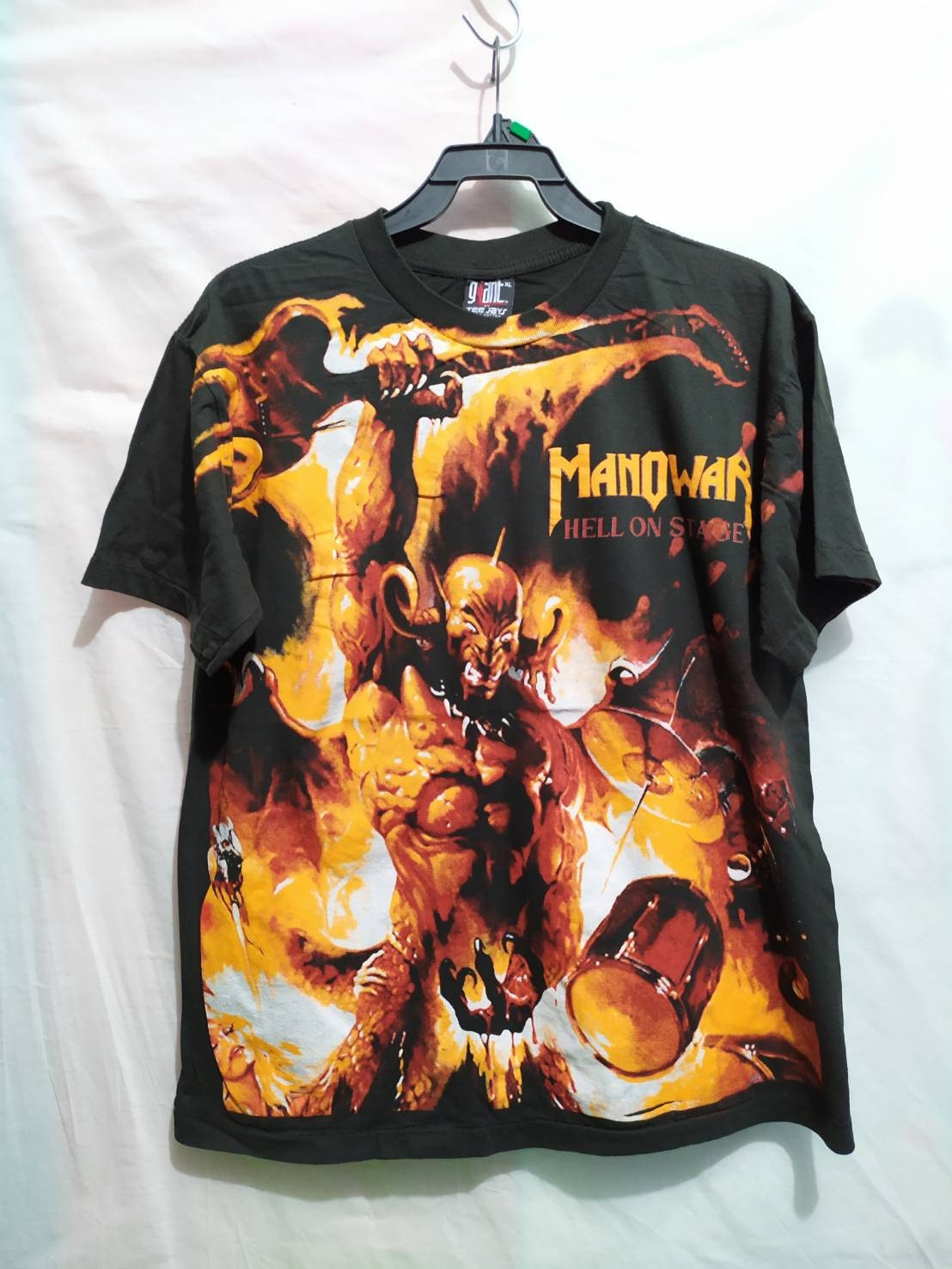 Vintage Manowar T Shirt All Over Print - Etsy