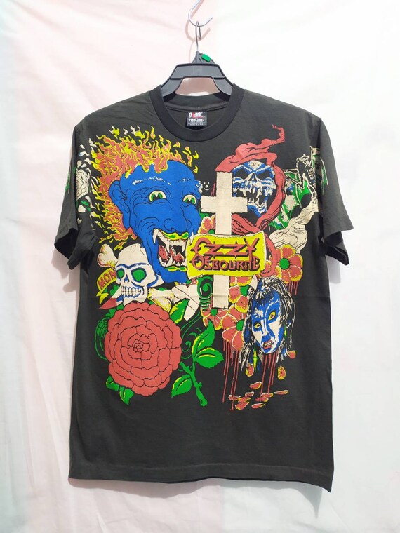 Ossy osborn t-shirt 90's Giant Vintage all over pr