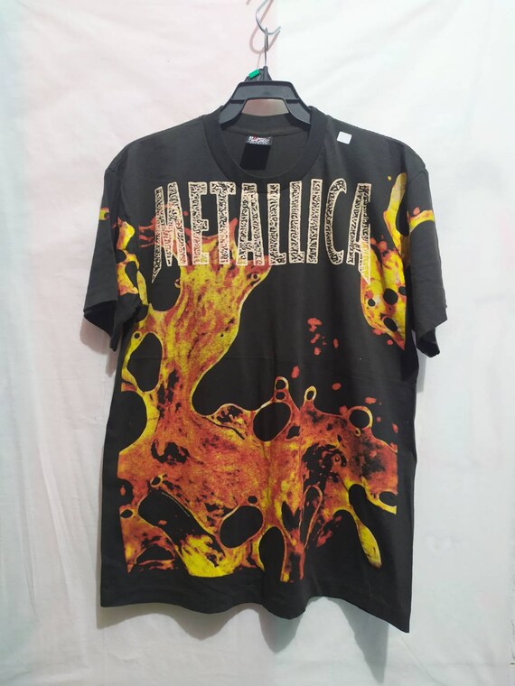 Metallica t-shirt 90's Giant Vintage all print Use