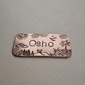 URN PLAQUE, 1x2&quot;, Urn Dedication, Pet Urn, Pet Cremation, Dedication, Memorial Plaque, Engraved Urn Plaques, Dog House, Dog Crate, Bag Charm