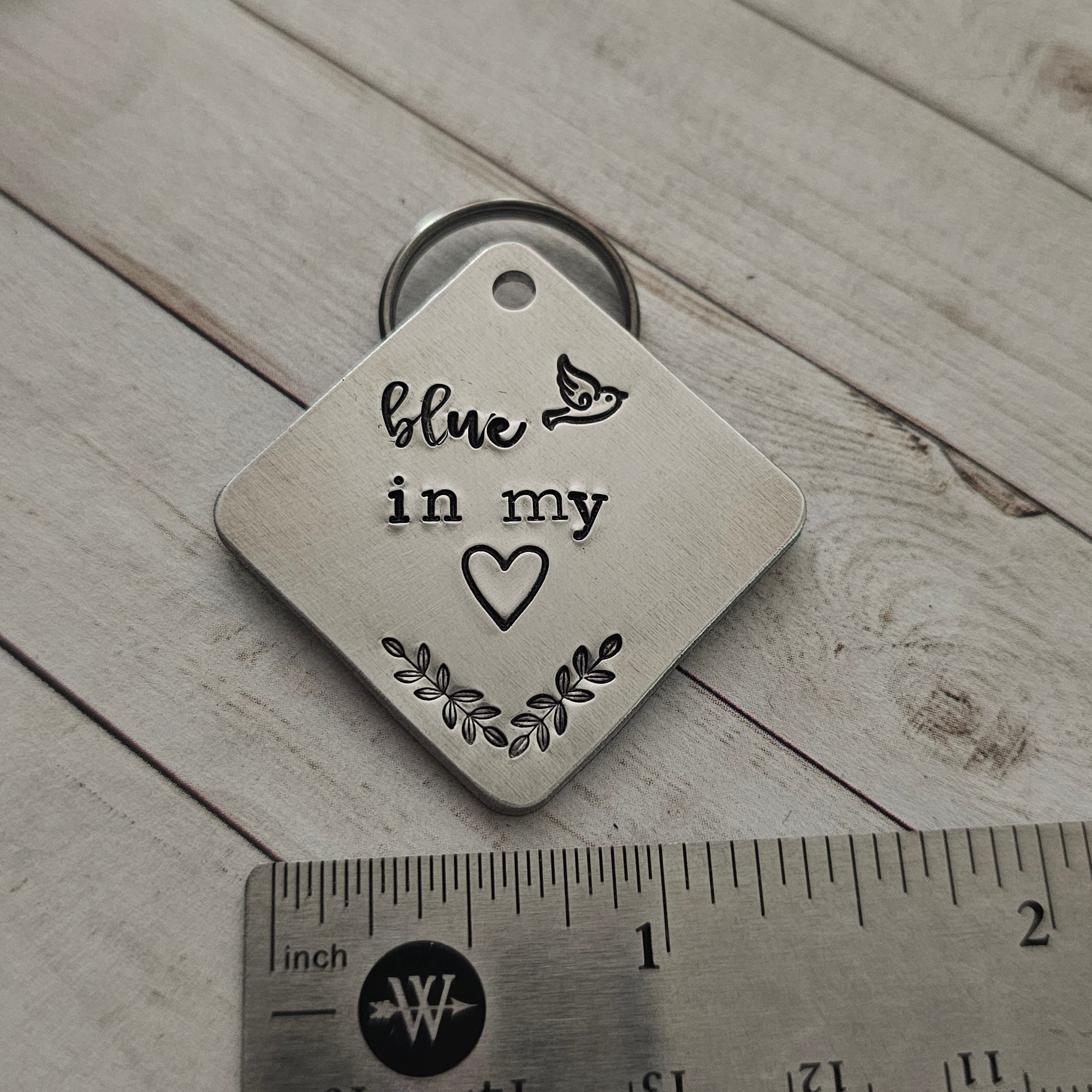 Handmade 'bluebird in My Heart' Keychain, Country Music Gift - Etsy
