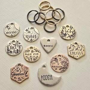 Personalized Small Pet ID Tag – Custom Cat & Dog Tag (3/4 Inch)