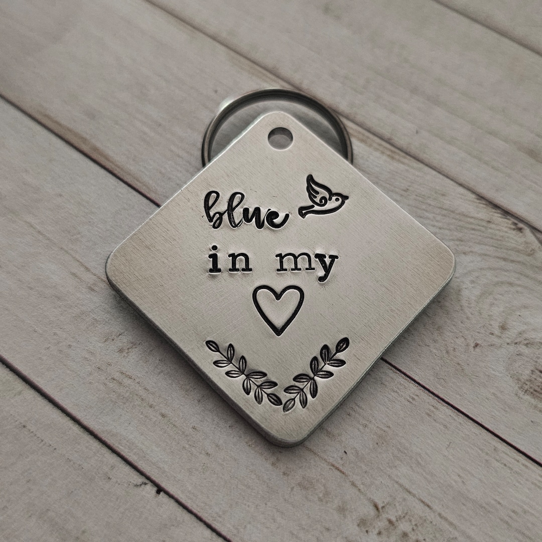 Handmade 'bluebird in My Heart' Keychain, Country Music Gift - Etsy