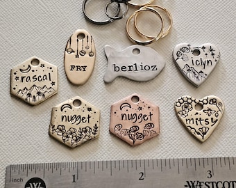 Personalized Pet ID Tag - Custom Small Dog & Cat Tag (3/4 inch)