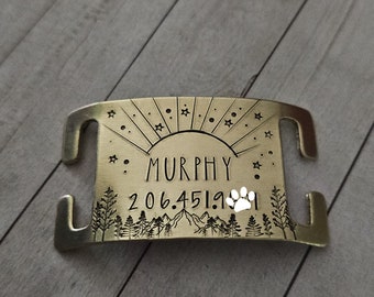 Hundemarke aufschiebbar, Stille Hundemarke, Benutzerdefinierte Hundehalsbandmarke, Stille Hundemarke, Erkennungsmarke für Hunde, geräuschlose Haustiermarke