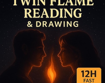 Dibujo psíquico de llamas gemelas con lectura gratuita