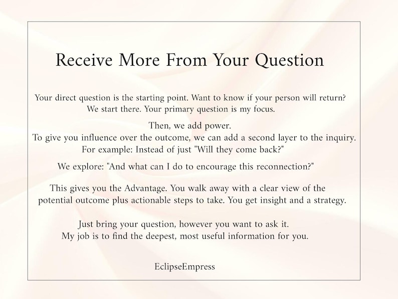 In Depth Love Reading: Relationship and Ex Lover Insights image 7