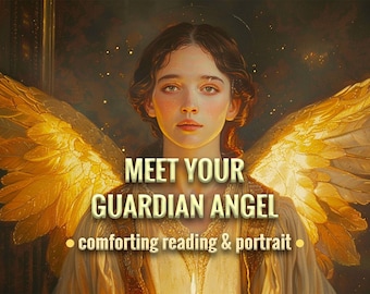 Meet Your Guardian Angel – Channeled Reading & Spiritual Portrait, Messages and Guidance, Same Day Reading
