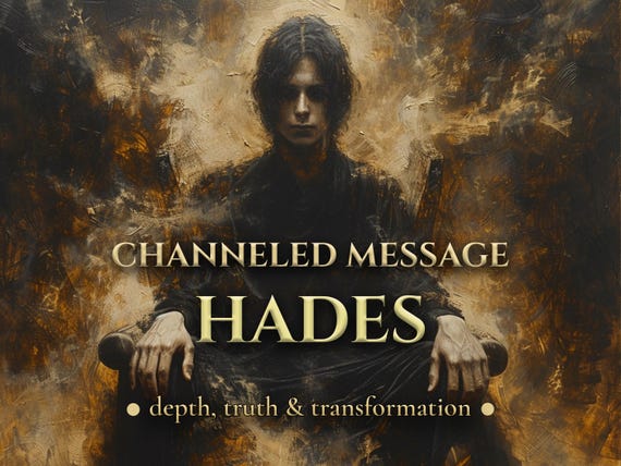 Channeled Message from Hades, Underworld Wisdom (Digital PDF)