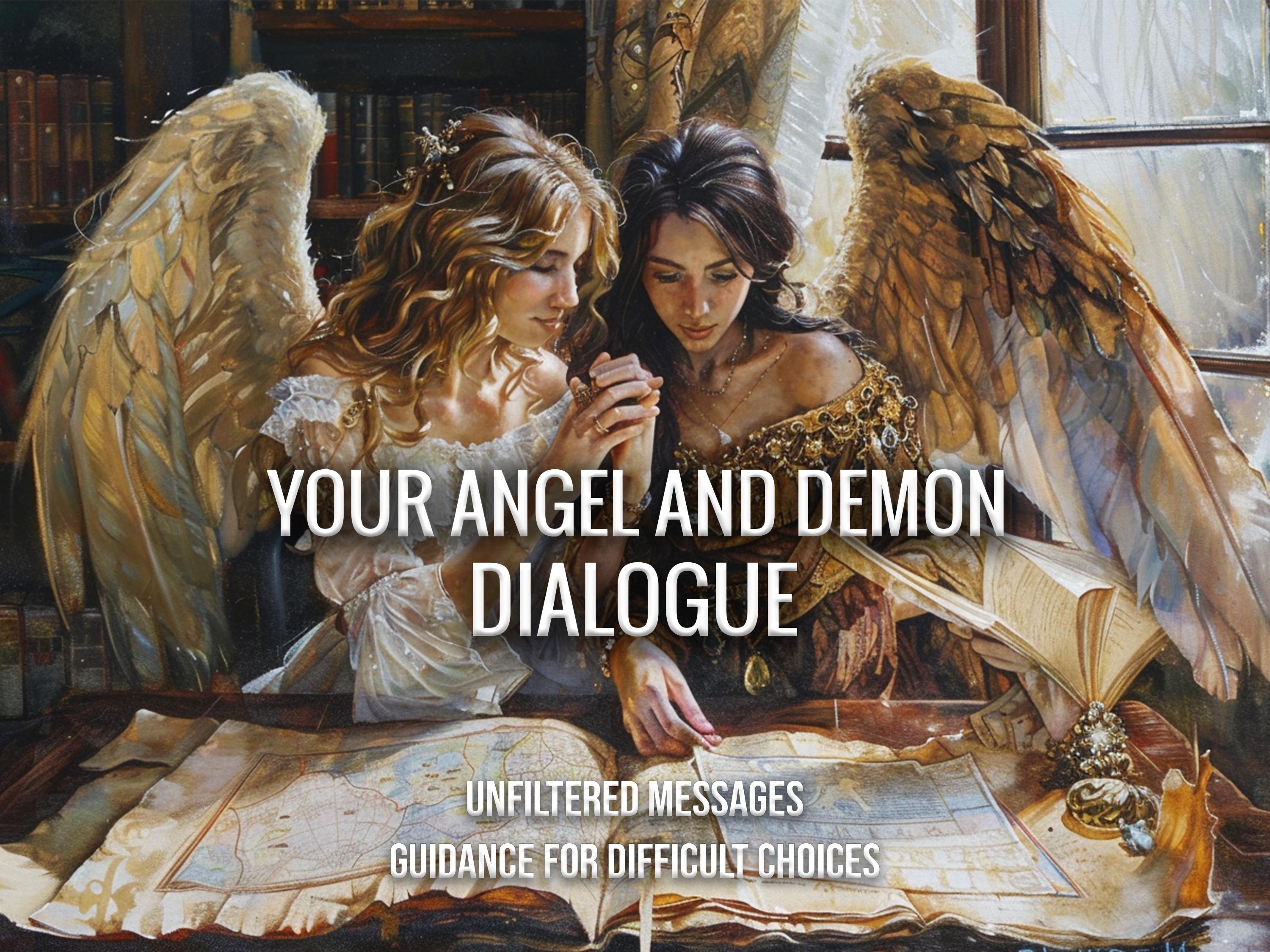 Angel & Demon Dialogue Reading | Internal Conflict Resolution | Shadow Work, Light Guidance