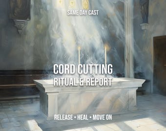 Cord Cutting Ritual, Flame Analysis Psychic Reading | Energy Release, Healing & Protection | Same Day Ritual