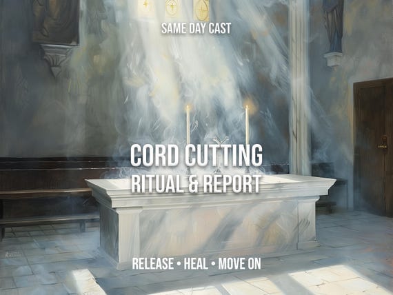 Cord Cutting Ritual, Flame Analysis Psychic Reading | Energy Release, Healing & Protection | Same Day Ritual