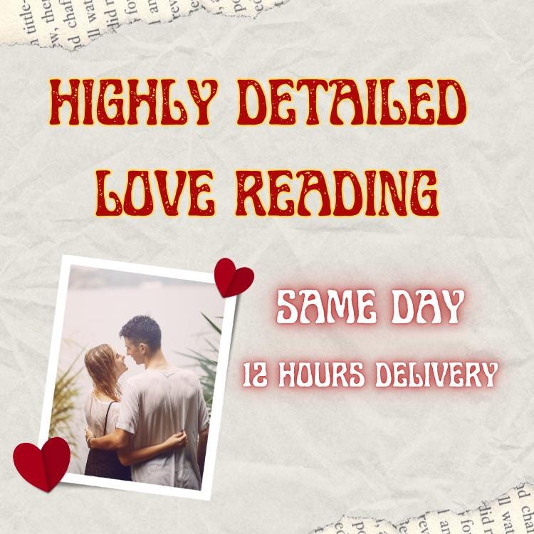 In Depth Love Reading: Relationship and Ex Lover Insights