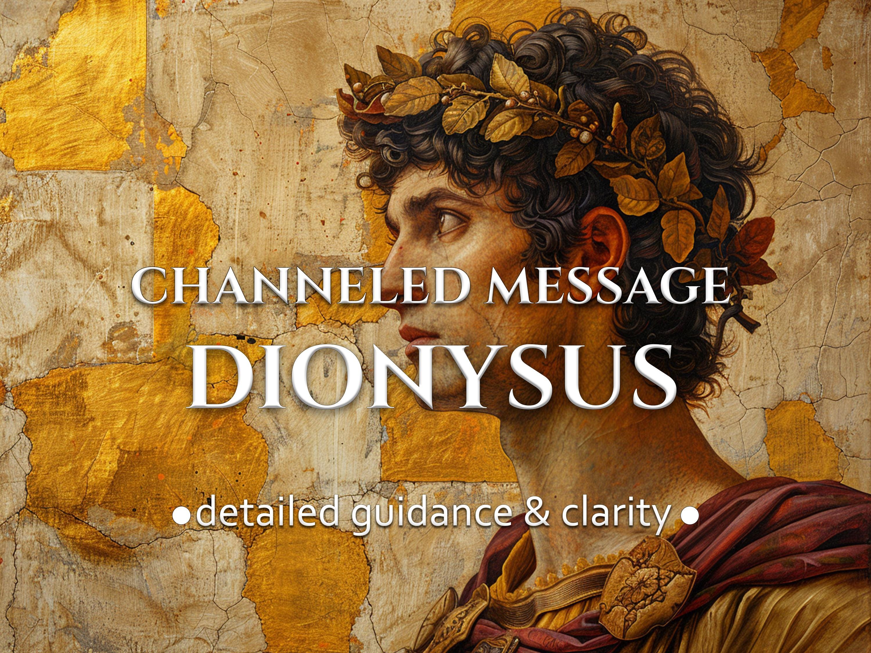 Channeled Message from Dionysus | wild surrender, cyclical rebirth, sacred joy | Raw & Unfiltered Revelations