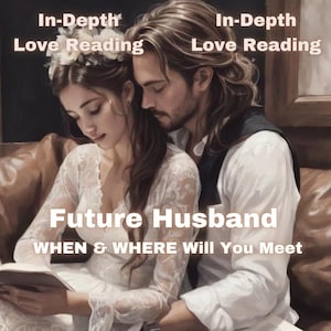 Lectura para el futuro esposo: Cómo y dónde se conocerán + Retrato intuitivo - Entrega el mismo día