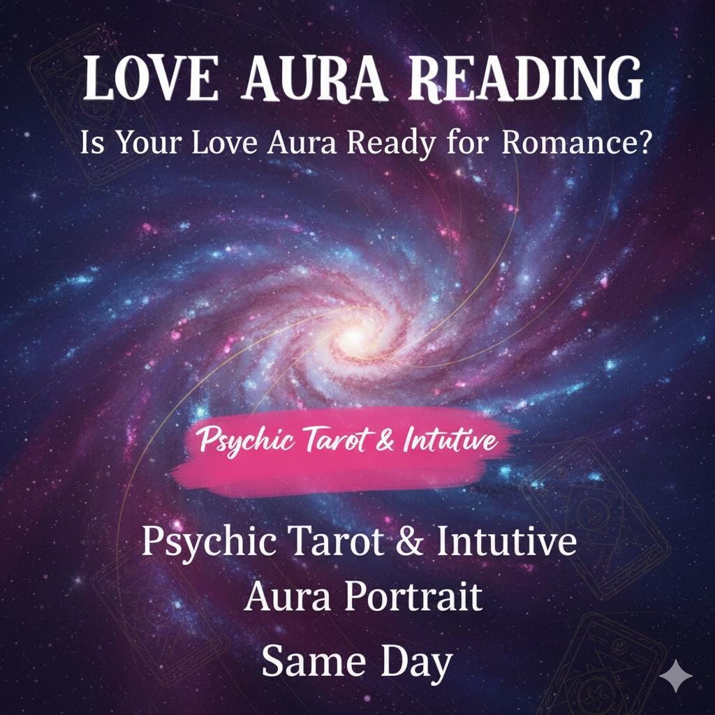 LOVE AURA READING | Ready for Romance? | Psychic Tarot & Intuitive Aura Portrait Same Day - Image 2