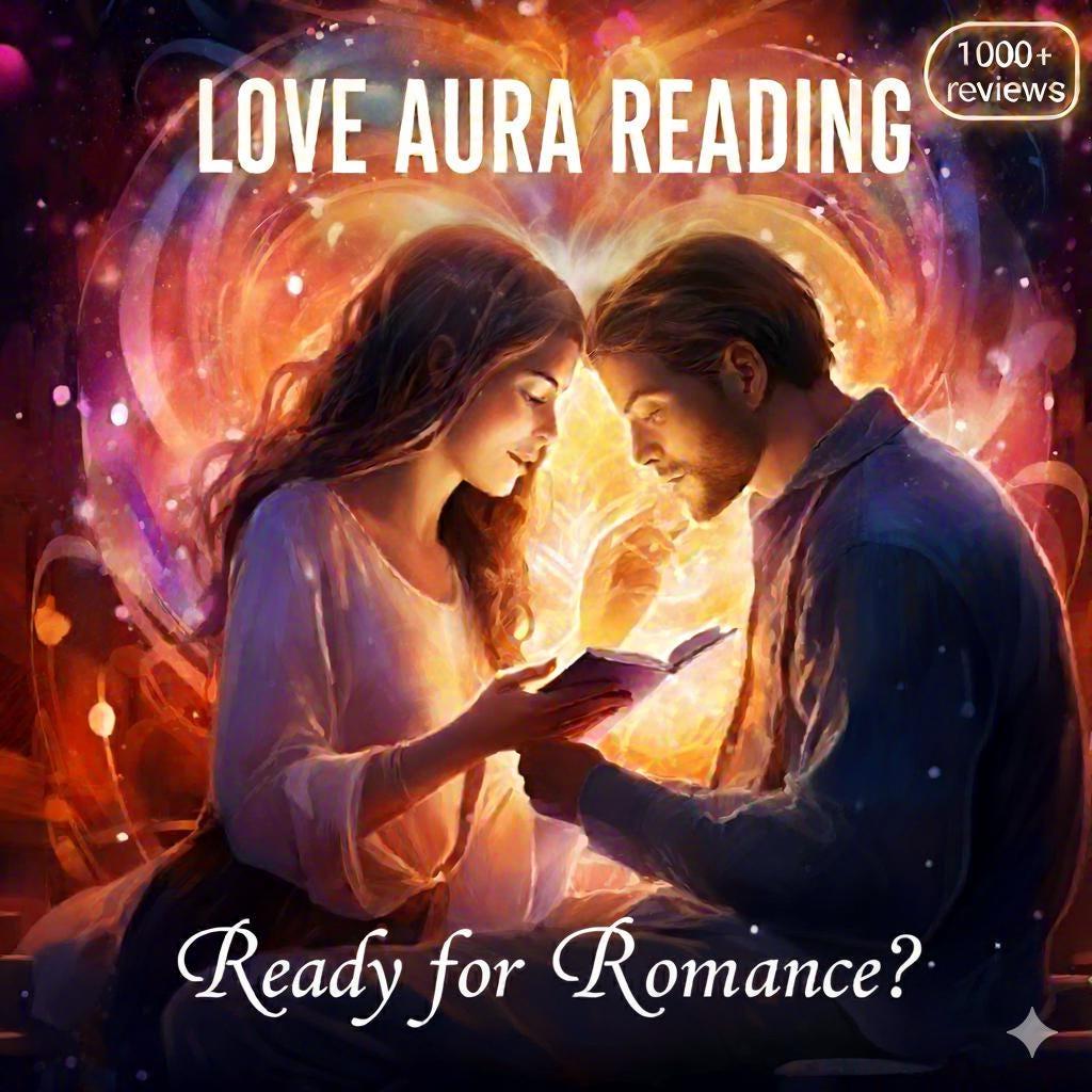 LOVE AURA READING | Ready for Romance? | Psychic Tarot & Intuitive Aura Portrait Same Day