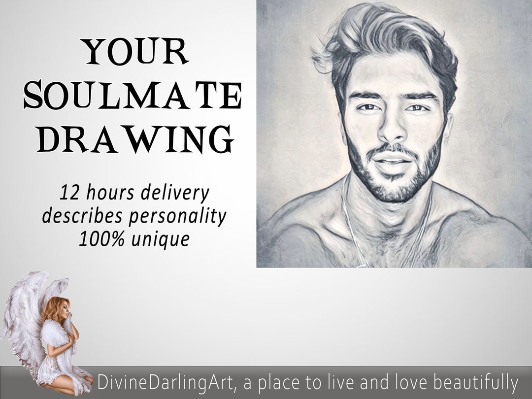 Soulmate Drawing and FREE Description in 12 Hours, Psychic Artist With