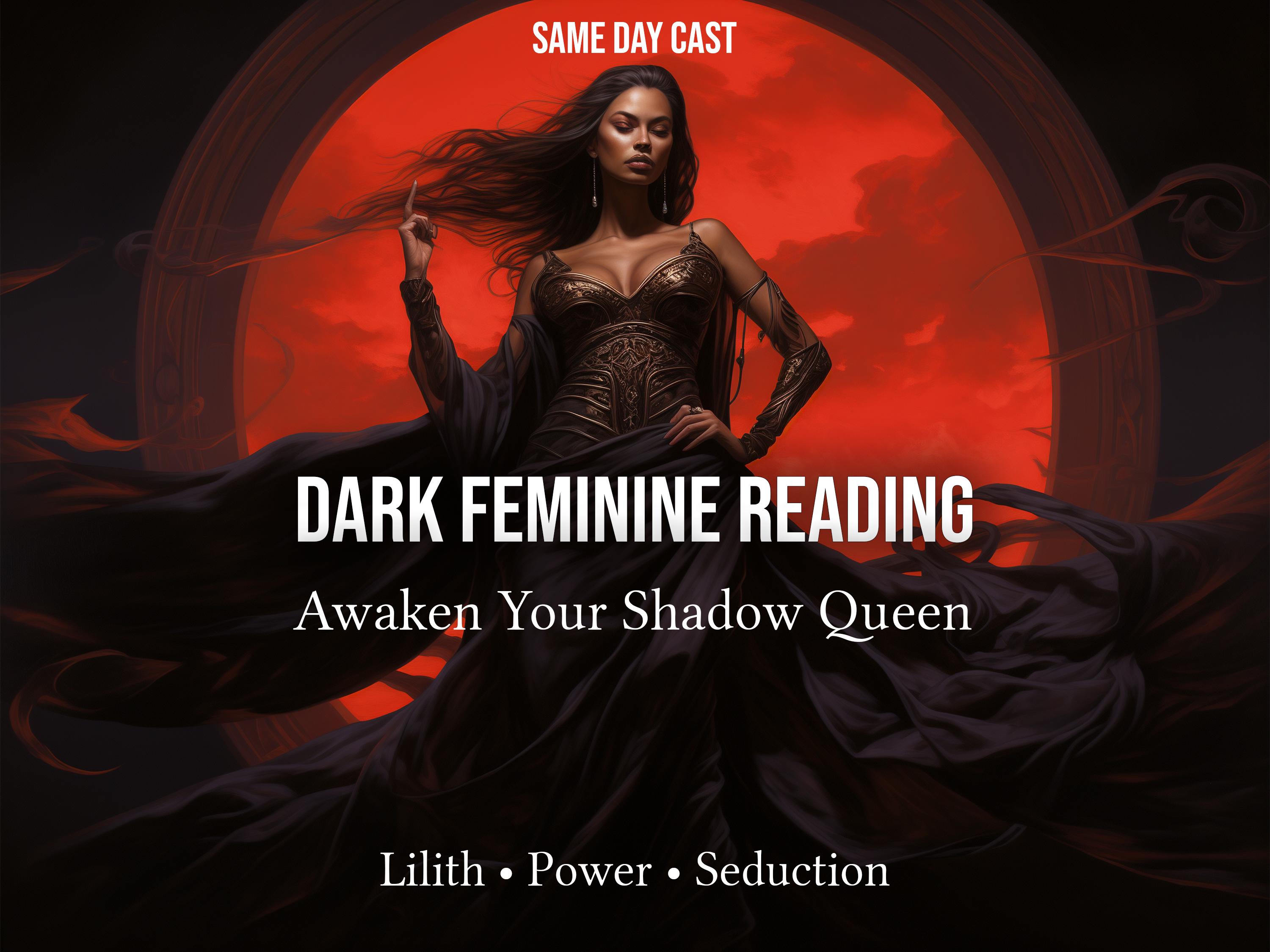 Dark Feminine Reading | Shadow Queen & Lilith Energy Reading | Same Day Psychic Message