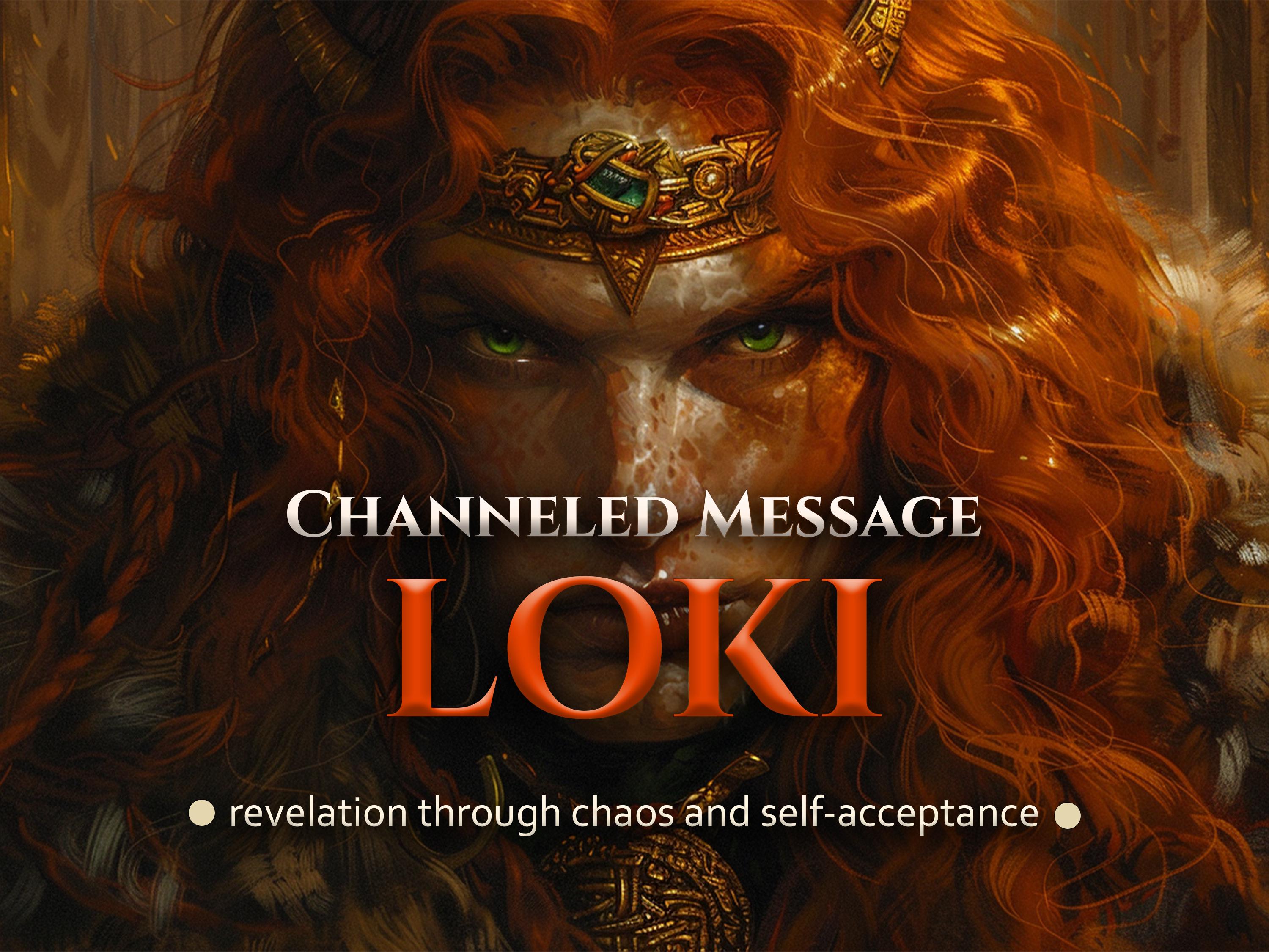 Channeled Message from Loki – Chaos, Truth, Sacred Rebellion - raw & unfiltered revelations