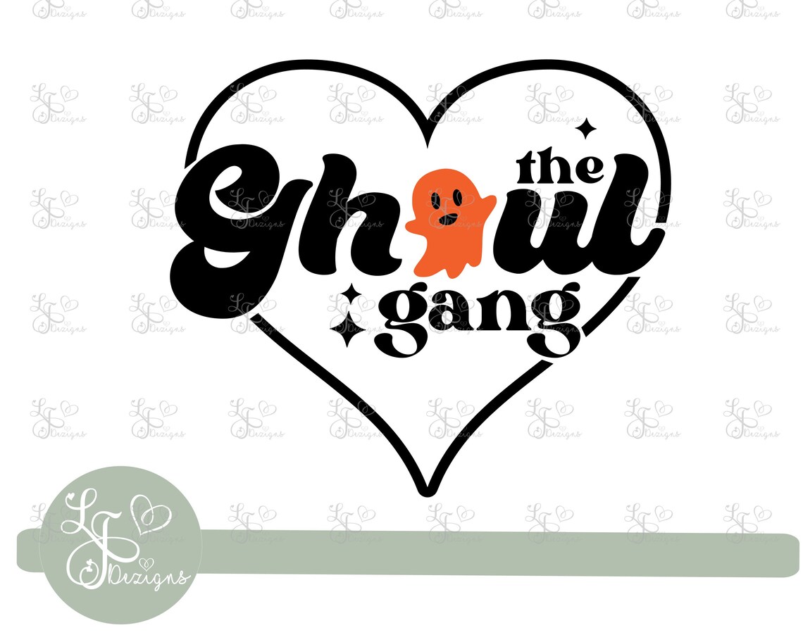 Ghoul Gang Svg Ghoul Gang Cut File Retro Svg Ghouls - Etsy