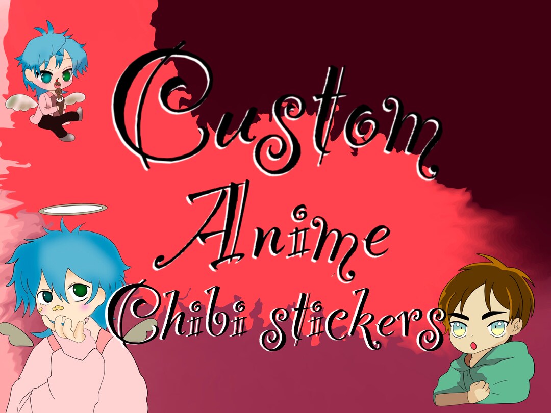 Custom Stickers Anime Stickers Laptop Stickers Etsy