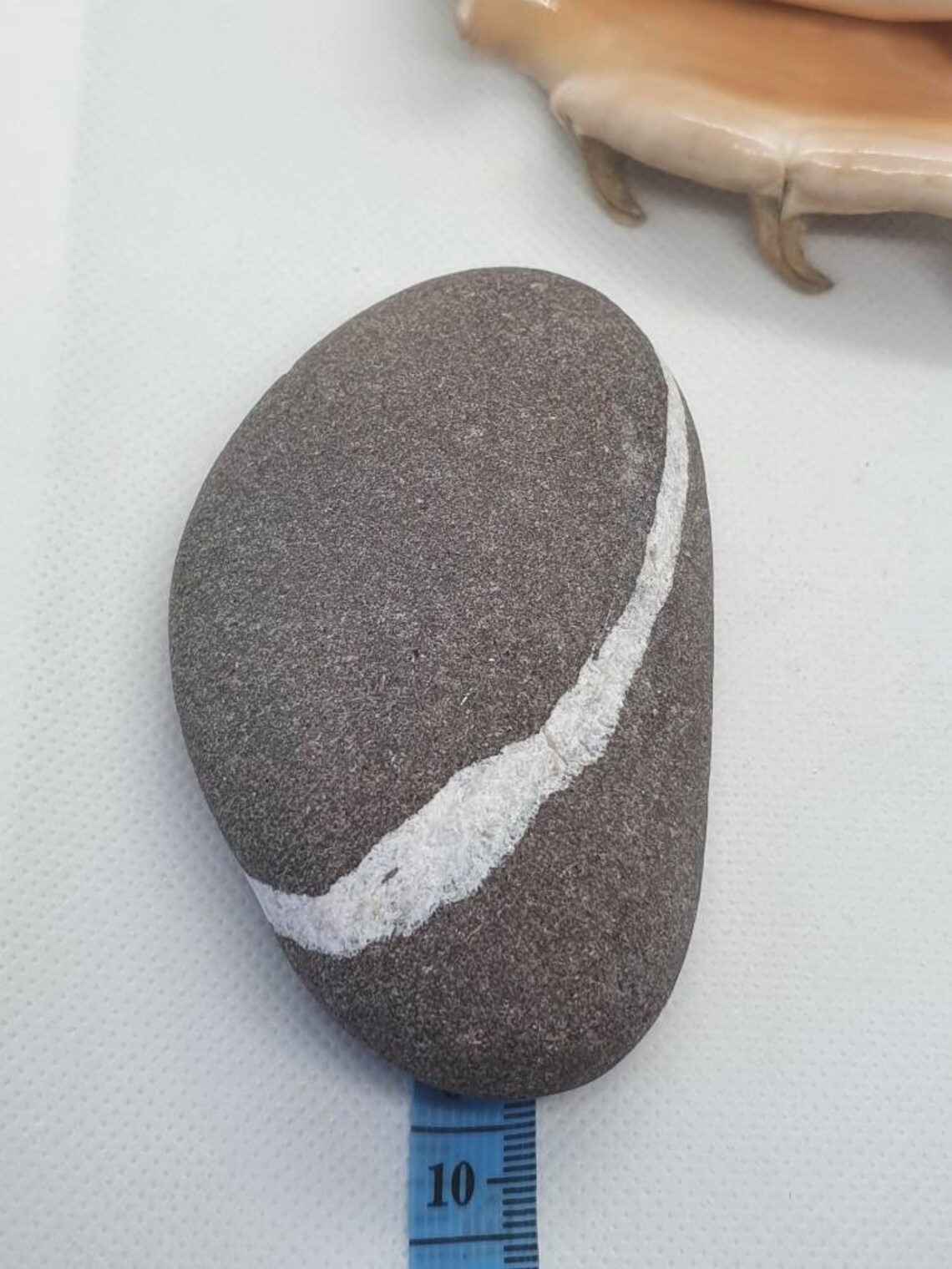 Irish wishing stone. Unique Celtic lucky stone. Pinkish brown Etsy